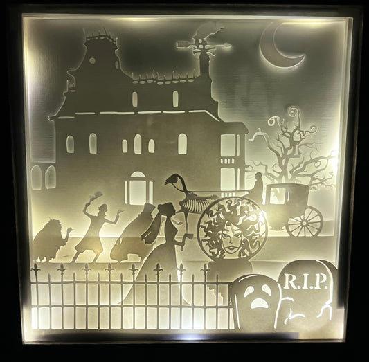 Haunted Mansion Light Box
